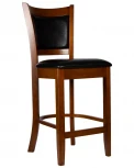 Стул полубарный DOBRIN GARRY COUNTER (шоколад, черный)
