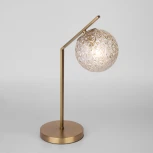 Интерьерная настольная лампа Eurosvet Shape 01213/1 латунь (220V, выключатель, шар)