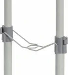 Вешалка JET Tetchair (Темно-серый,Светло-серый,Хром).