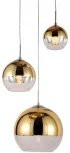 Подвесной светильник Lumina Deco Veroni LDP 1029-3 GD (220V, на проводе, шар)