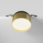 Встраиваемый светильник Maytoni Onda DL024-12W4K-BMG (LED, 220V, круглые)