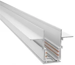 Шинопровод под гипсокартон встраиваемый магнитный 20 мм, длина 2м, белый Vitaluce VT0200023-00
