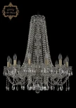 Подвесная люстра Art Classic 11.12 11.12.12.240.h-78.Br.Sp (220V, хрусталь, на цепи, подсвечник, свеча)