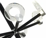 Потолочная люстра на штанге Simple Story 1087 1087-LED28PL (220V, хрусталь, кольцо)