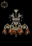 Подвесная люстра Art Classic 31.24 31.24.8.KR175SP.250IT.G.Sp.Amber.1B
