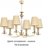 Потолочная люстра Kutek Rossano-new ROS-ZW-8(N/A) (220V)