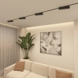 Трековый светильник однофазный 220V Denkirs Edder DK6444-BK (LED)