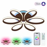 Потолочная люстра RGB Citilux Сезар Смарт CL233A155E (LED, 220V, умный дом - Алиса, Маруся, Сири, цветы)