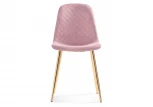 Стул на металлокаркасе dabl light purple/ gold