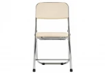 Обеденный стул на металлокаркасе Woodville Chair раскладной бежевый 11071