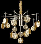 Подвесная люстра Wertmark Mattia WE240.16.303 (LED, 220V, хрусталь, на цепи)