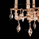 Подвесная люстра Omnilux Nureci OML-74903-08 (220V, подвески, на цепи, подсвечник, свеча)