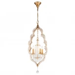 Подвесная люстра Lucia Tucci Tenerezza 5490.4 gold (220V, на цепи, подсвечник, свеча)