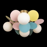 Потолочная люстра Loft It Matisse 10008/4C Mult (для детской, 220V, шарики, для девочки)