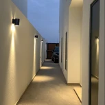 Настенный светильник уличный Reluce 86225-9.2-001CT GX53 BK (220V, IP65)