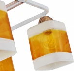 Потолочная люстра на штанге Arte Milano AMALFI 322008/6 WH+FG