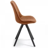 Обеденный стул La Forma (ex Julia Grup) Lars (Коричневый/ Массив дерева)