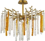 Потолочная люстра хрустальная на штанге Dio D`arte Tavenna Antigue Tavenna H 1.3.60.166 A