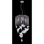 Подвесной светильник Favourite Fairies 1165-4PC (220V, хрусталь, на тросе, бабочки)