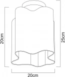 Потолочная люстра Arte Lamp Serenata A3459PL-1AB