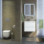 Смеситель IDDIS Slide SLIGMBTi01 для раковины, графитовый