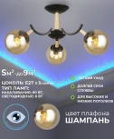 Потолочная люстра на штанге Wedo Light Valora 66729.01.86.03