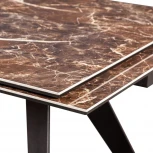 Стол раскладной Grant (160+80), мрамор испанская керамика черный Top Concept 2000000000602