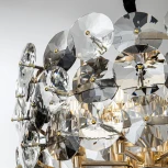 Подвесная люстра хрустальная Modelux MODELUX ML.7191.8 GD