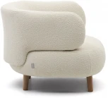 Кресло La Forma (ex Julia Grup) Luisa (Белый/ Бук,Пенополиуретан)