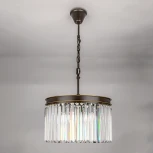 Подвесная люстра Citilux Мартин CL332081 (220V, хрусталь, на цепи, круглые)