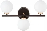 Бра Lumina Deco LDW 6033-3 BK+F.GD (220V, шар, шарики)