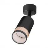 Спот Wolta WSL-GU10/S12BG под лампу GU10 Черный / золотой RETE