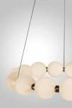 Подвесной светильник AM Group PEARL-D500 FGD (на проводе, шар, бусы)