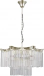 Подвесная люстра ILLUMICO IL3357-6+3PSQ-24 GD LYRA (220V, хрусталь, на цепи)