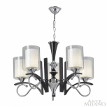 Подвесная люстра Arte Milano Florentia-9167 309167/5 Bk/Ni (220V, на цепи)