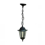 Уличный светильник подвесной Эра Адель1 НСУ 06-60-001 черный, прозрачное стекло (220V, на цепи, IP44)
