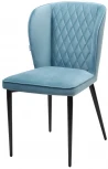 Стул НЕКСТ Barkhat 88 Бирюзовый, велюр без пальчиковый"/ черный каркас М-City"
