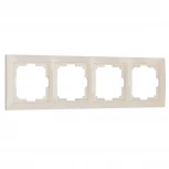 Рамка на 4 поста Snabb basic (слоновая кость) Werkel W0042003 (a051306)