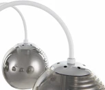 Потолочная люстра на штанге Arte Milano Napoli 320719/3 CR+WH (220V, шар)