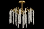 Потолочная люстра на штанге Dio D`arte Tavenna Antigue Tavenna H 1.3.46.100 A (220V, хрусталь)