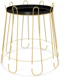 Столик журнальный SHT-CT6 золото/черный муар Sheffilton 4592222803