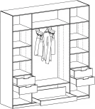 Шкаф Uno ОГОГО 330801