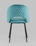 Стул велюр с ромбами сине-зеленый Stool Group УТ000025814