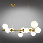 Подвесной светильник Aployt Letizia APL.314.03.10 (220V, на тросе, шарики, молекулы)