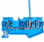 Зажим пружинный 3-х проводной проходной ЗНИ 4 мм2 Stekker 39970