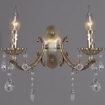 Бра ILLUMICO IL9927-2WSQ-24 AB CASTOR (220V, подвески, подсвечник, свеча)