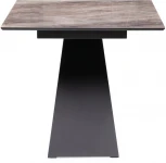 Стеклянный стол Woodville Ноттингем 180х90х74 карелия / черный 553544