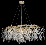 Люстра подвесная Damiana WE184.12.423 (220V, хрусталь, на тросе)