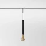 Трековый светильник магнитный Elektrostandard Mini Magnetic 85165/01 3W 3000K (черный/латунь) (LED, 24V, круглые)