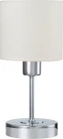 Настольная лампа Escada Denver 1109/1 E14*40W Chrome/Beige (220V, круглые)